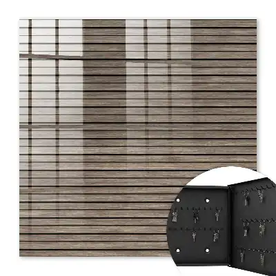 Houten planken met harmonieuze lijnen