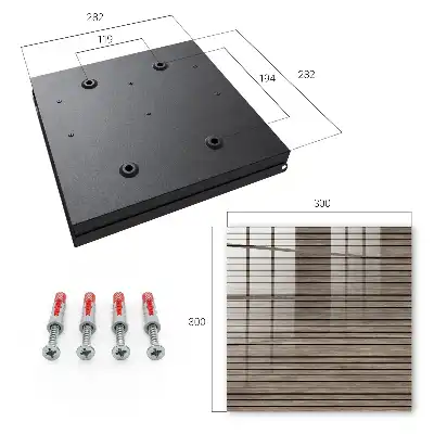 Houten planken met harmonieuze lijnen