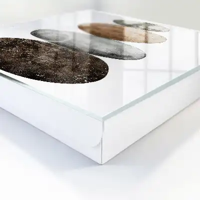 Set stenen in subtiele kleuren