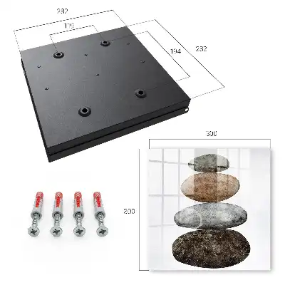 Set stenen in subtiele kleuren