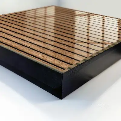 Houten wandpanelen in natuurlijke tinten