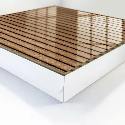Houten wandpanelen in natuurlijke tinten