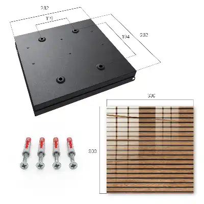 Houten wandpanelen in natuurlijke tinten