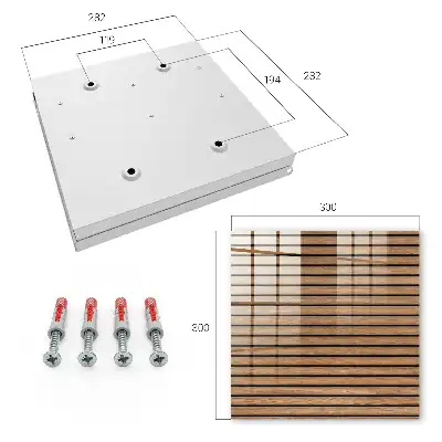 Houten wandpanelen in natuurlijke tinten