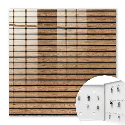 Houten wandpanelen in natuurlijke tinten