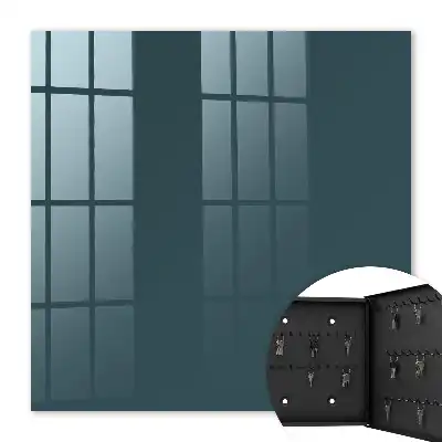 Turquoise geometrische vormen in maritieme stijl