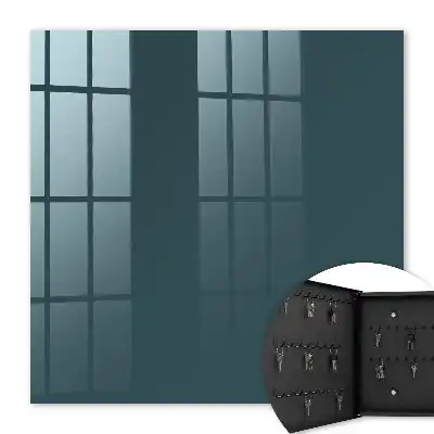 Turquoise geometrische vormen in maritieme stijl