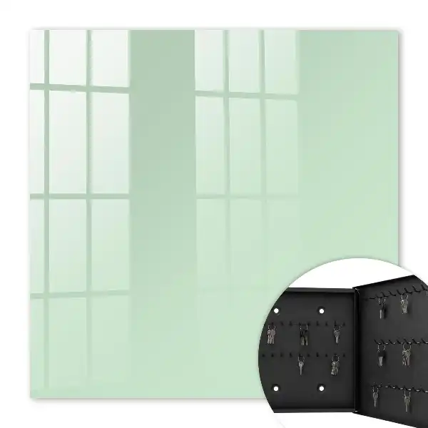 Mintgroene minimalistische wanddecoratie