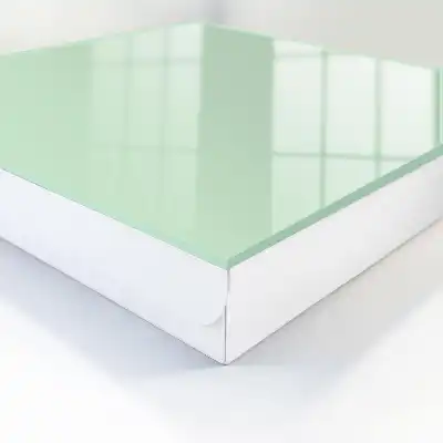 Mintgroene minimalistische wanddecoratie