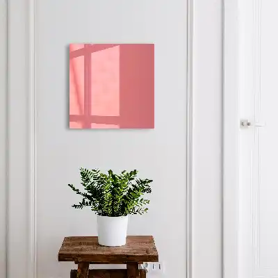 Zalmkleurige harmonie eenvoud