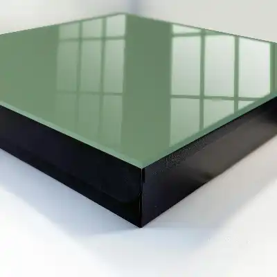 Gedempt groen modern en fris