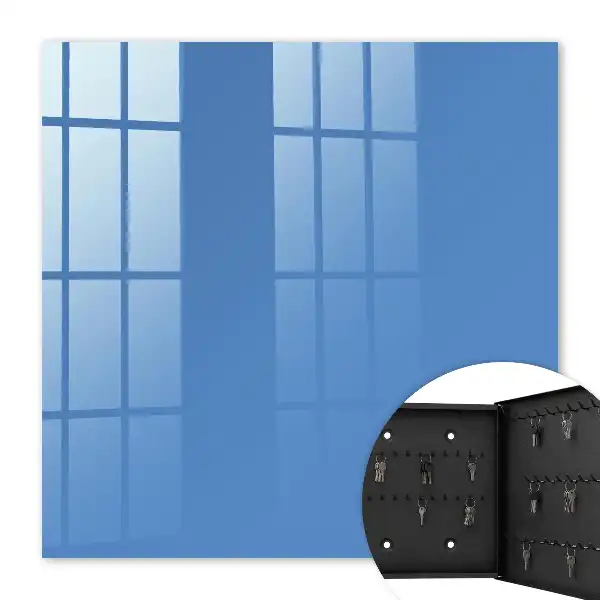Blauwe kalmerende en verzachtende kleur
