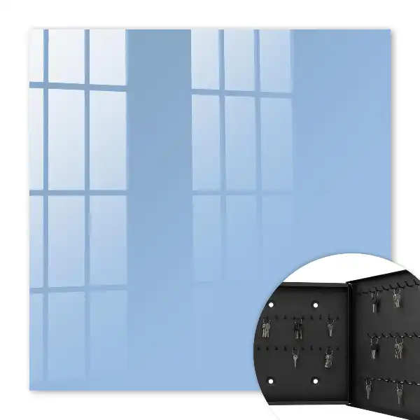Minimalistisch design in babyblauw