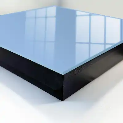 Minimalistisch design in babyblauw