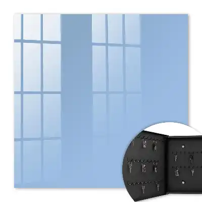 Minimalistisch design in babyblauw