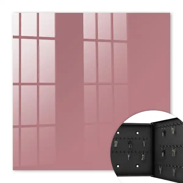 Minimalistisch ontwerp in stoffig roze