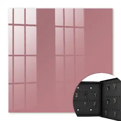 Minimalistisch ontwerp in stoffig roze