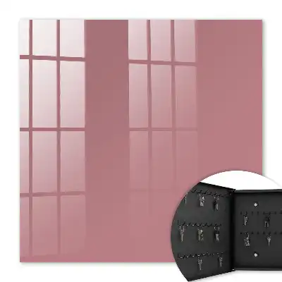 Minimalistisch ontwerp in stoffig roze