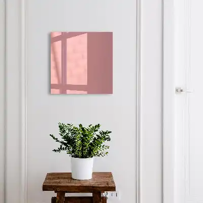 Minimalistisch ontwerp in stoffig roze