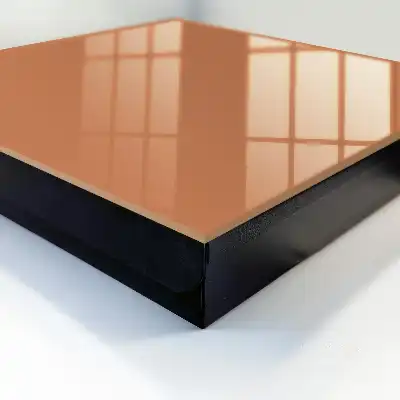 Warme energie in dof oranje