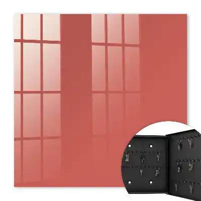 Donker zalmkleurige moderne decoratie met warme uitstraling