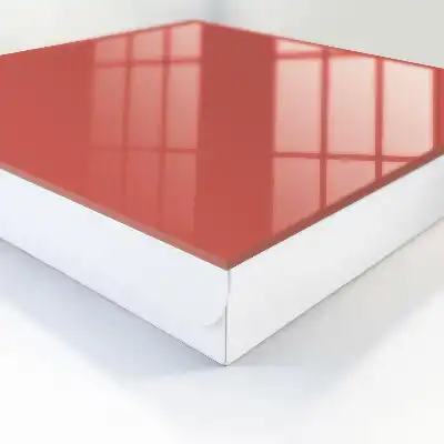 Donker zalmkleurige moderne decoratie met warme uitstraling