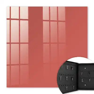 Donker zalmkleurige moderne decoratie met warme uitstraling