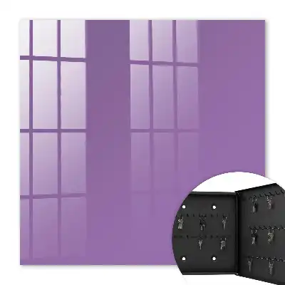 Minimalistisch schilderij met paarse expressie