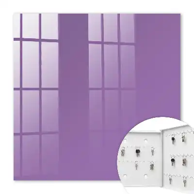 Minimalistisch schilderij met paarse expressie