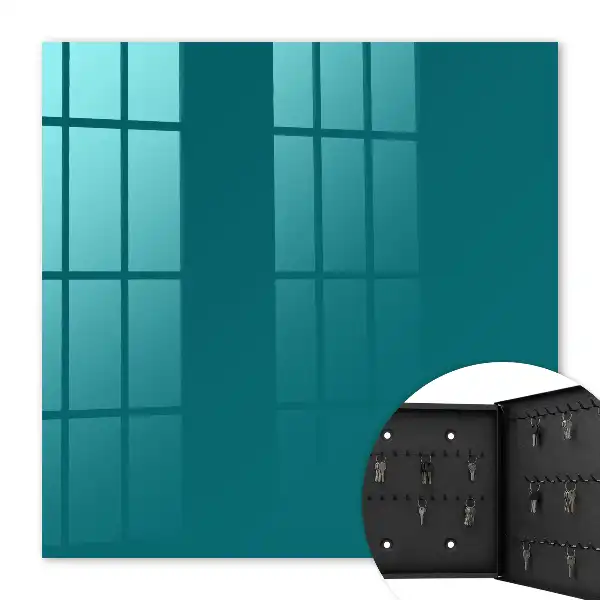 Moderne donker turquoise elegante decoratie