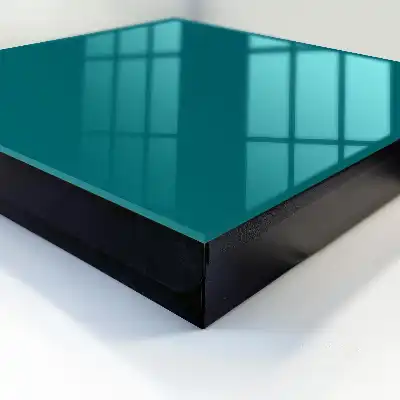 Moderne donker turquoise elegante decoratie