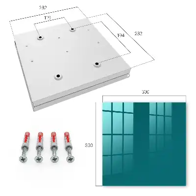 Moderne donker turquoise elegante decoratie