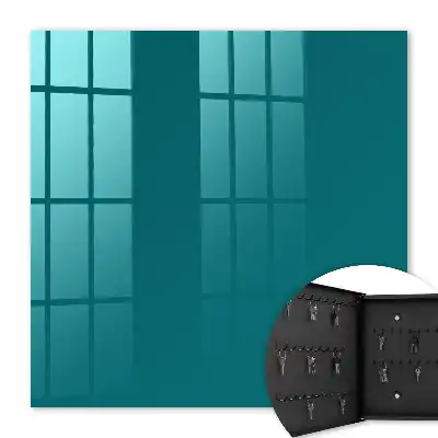 Moderne donker turquoise elegante decoratie