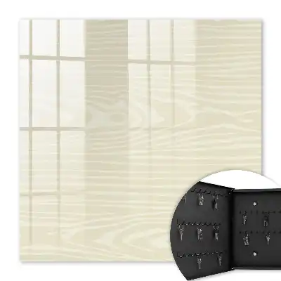 Decoratie met houten structuur in neutrale kleuren