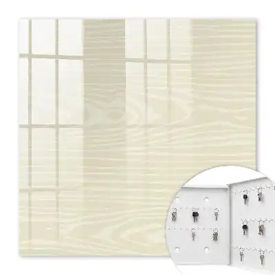 Decoratie met houten structuur in neutrale kleuren