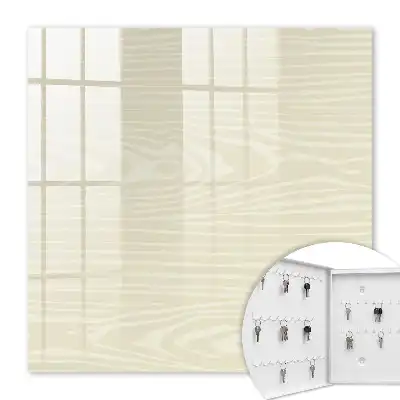 Decoratie met houten structuur in neutrale kleuren
