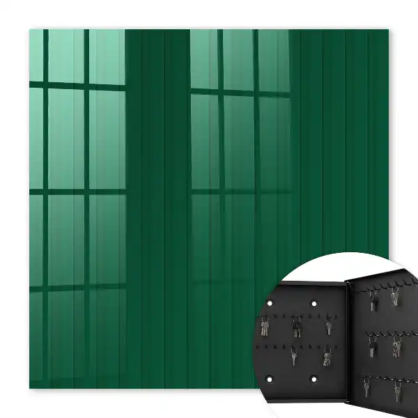 Groene strepen met een harmonieus patroon