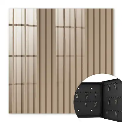 Rustgevend behang met verticale strepen