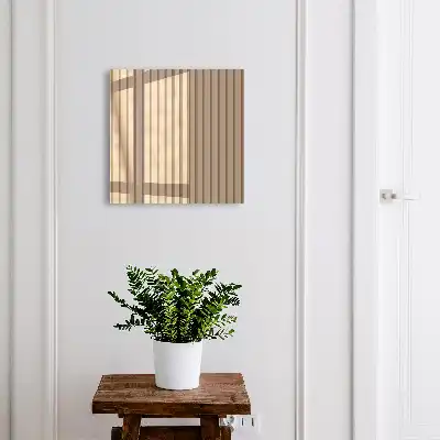 Rustgevend behang met verticale strepen