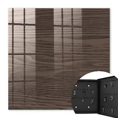 Houten constructie in bruin