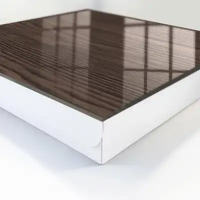 Houten constructie in bruin