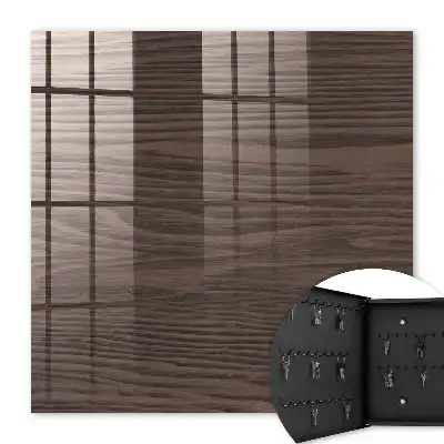 Houten constructie in bruin