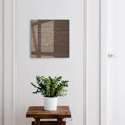 Houten constructie in bruin