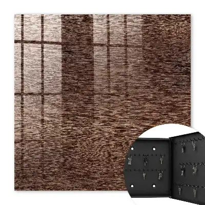 Bruin houten decoratie met een natuurlijke uitstraling