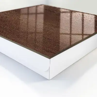 Bruin houten decoratie met een natuurlijke uitstraling