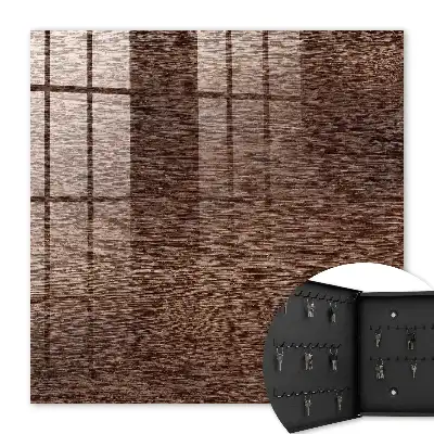 Bruin houten decoratie met een natuurlijke uitstraling