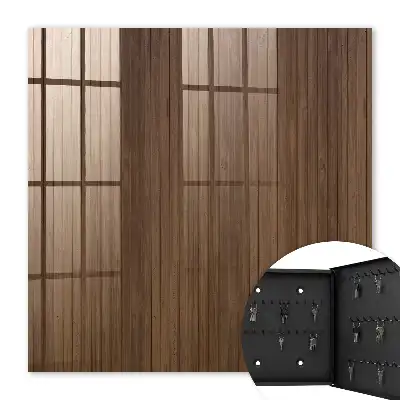 Harmonieuze compositie van houten planken