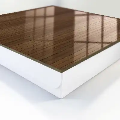 Harmonieuze compositie van houten planken