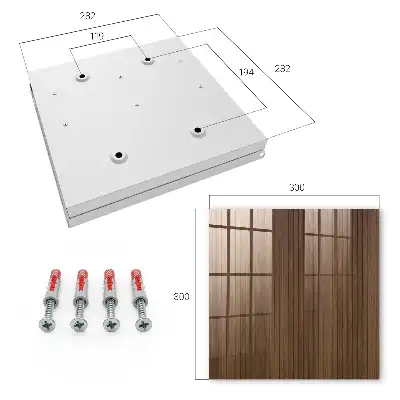 Harmonieuze compositie van houten planken