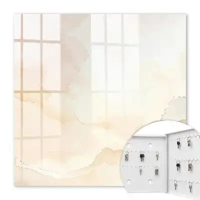 Licht landschap met aquareleffect